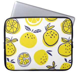 Housse Pour Ordinateur Portable Oranges fruits sans couture motif
