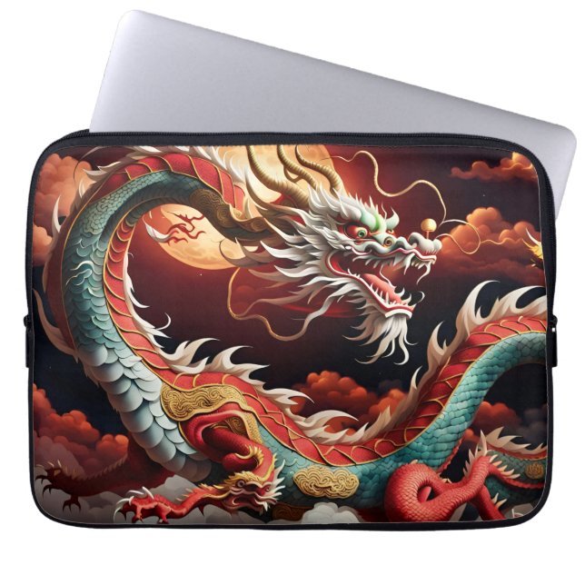 Housse Pour Ordinateur Portable Ordinateur portable Dragon 2024 pour le Nouvel An  (Devant)