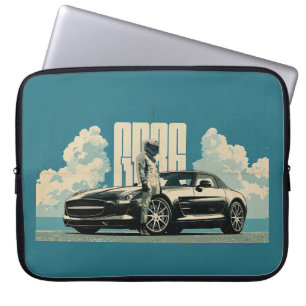 Housse Pour Ordinateur Portable Ordinateur portable graphique rétro SLS Supercar R