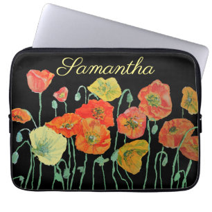 Housse Pour Ordinateur Portable Ordinateur portable orange et noir