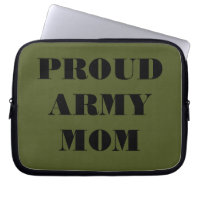 Ordinateur portable Sleeve Fière maman armée