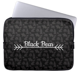 Housse Pour Ordinateur Portable Ours noir