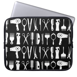 Housse Pour Ordinateur Portable Outil de coiffure motif