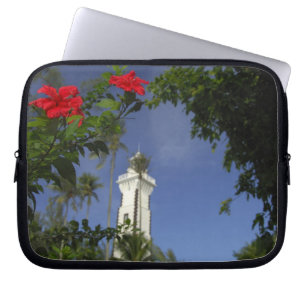 Housse Pour Ordinateur Portable Pacifique Sud, Polynésie française, Tahiti. Hibisc
