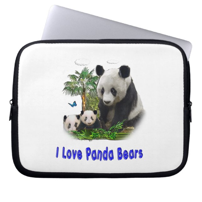 Housse Pour Ordinateur Portable panda (Devant)