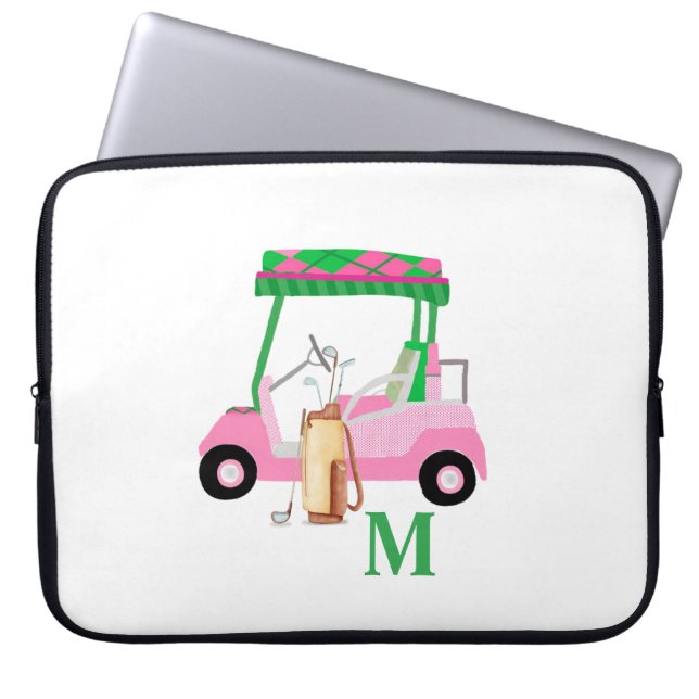 Housse Pour Ordinateur Portable Panier de golf personnel féminin (Devant)