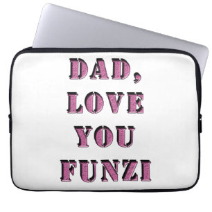 HOUSSE POUR ORDINATEUR PORTABLE PAPA, AIME-TOI FUNZI 1
