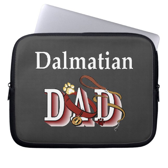 Housse Pour Ordinateur Portable Papa dalmate (Devant)