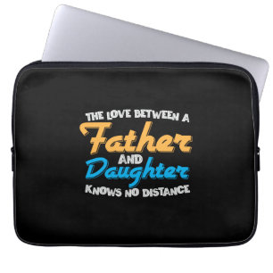 Housse Pour Ordinateur Portable Papa Donne L'Amour Entre Père Et Fille