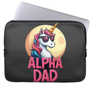 Housse Pour Ordinateur Portable Papa licorne drôle Laufey Hommes Fête des pères No