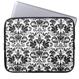 Housse Pour Ordinateur Portable Papier peint dans le style baroque. Rangeur transp