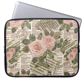 Housse Pour Ordinateur Portable Papier peint de voyage parisien transparent. journ