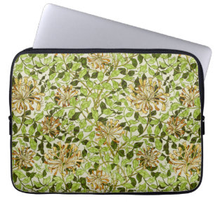 Housse Pour Ordinateur Portable Papier peint floral Chèvrefeuille de William Morri
