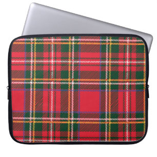 Housse Pour Ordinateur Portable Papier peint Tartan traditionnel