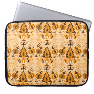 Housse Pour Ordinateur Portable Papier peint vintage asiatique fleurs décorées san