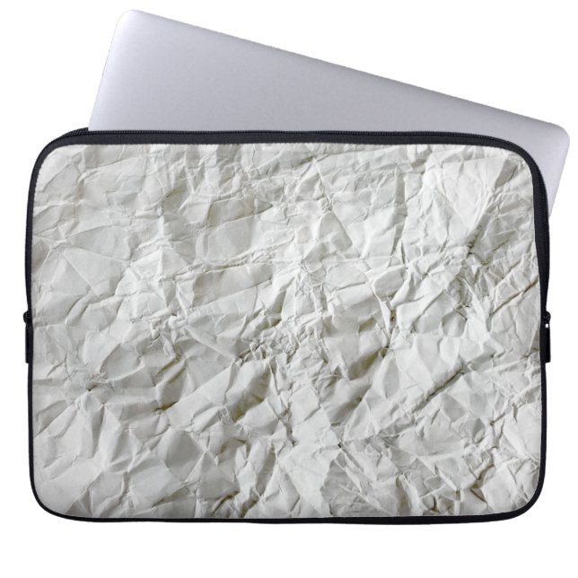 Housse Pour Ordinateur Portable Papier ridé drôle (Devant)