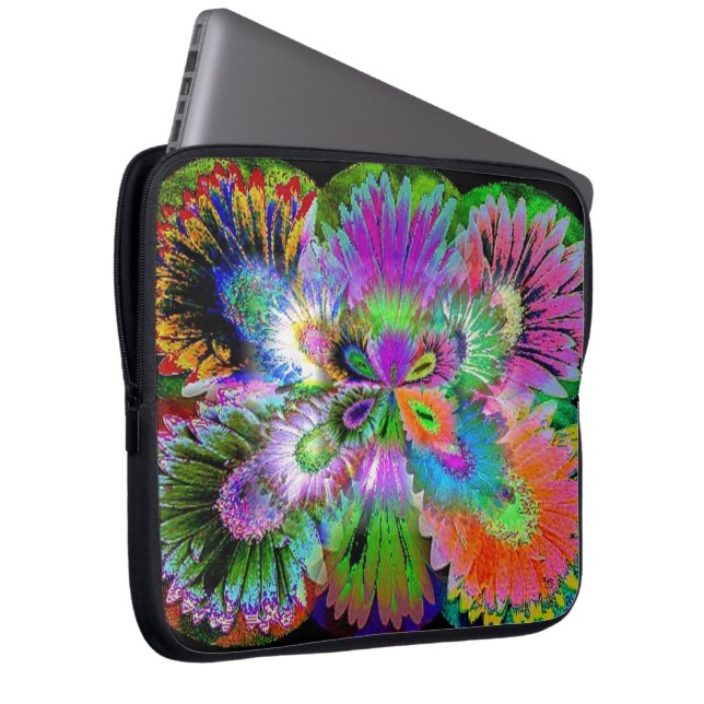 Housse Pour Ordinateur Portable Papillon Abstrait (Devant droit)