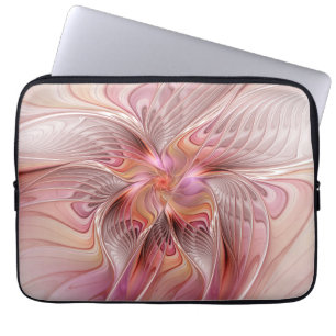 Housse Pour Ordinateur Portable Papillon de fantaisie coloré abstrait d'art fracta