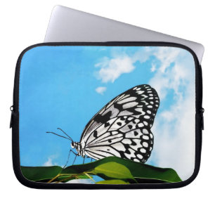Housse Pour Ordinateur Portable Papillon et ciel