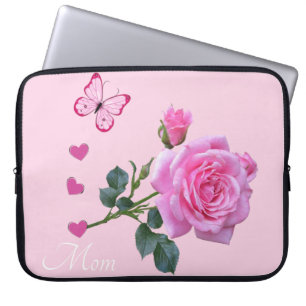 Housse Pour Ordinateur Portable Papillon floral à manches d'ordinateur portable Co