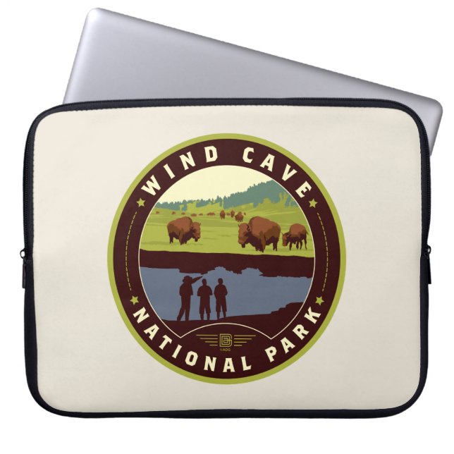 Housse Pour Ordinateur Portable Parc national de Wind Cave (Devant)