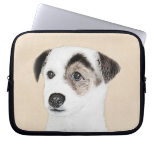 Housse Pour Ordinateur Portable Parson Jack Russell Terrier Peinture - Chien Art