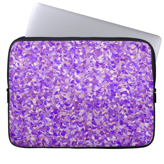 Housse Pour Ordinateur Portable Parties scintillant violet prestige classe chic fé (Devant)