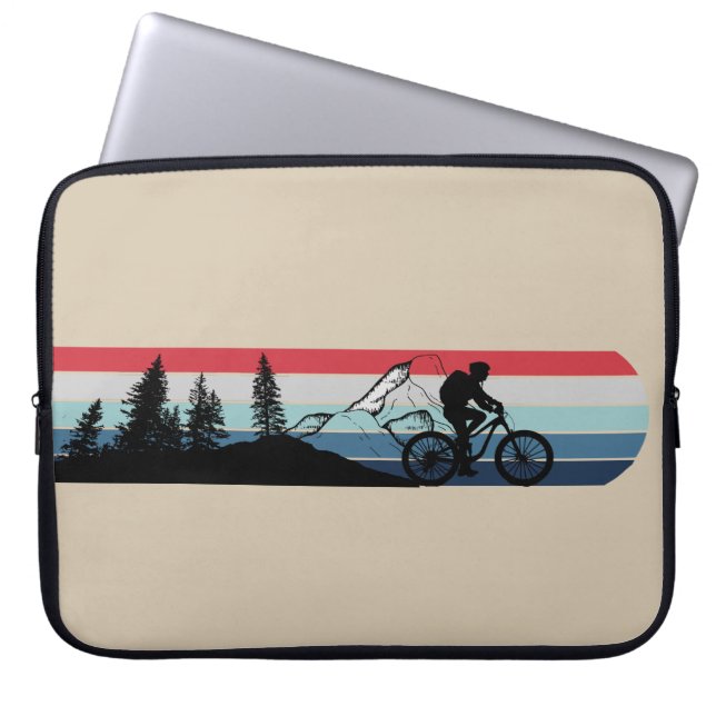 Housse Pour Ordinateur Portable passionné de VTT hors route (Devant)