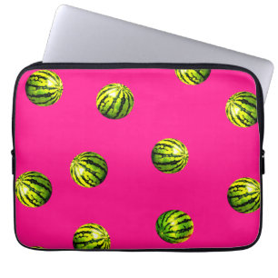 Housse Pour Ordinateur Portable pastèque rose motif