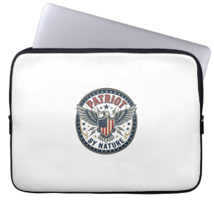 Housse Pour Ordinateur Portable Patriote De Nature Patriotique Gras Attitude Patri