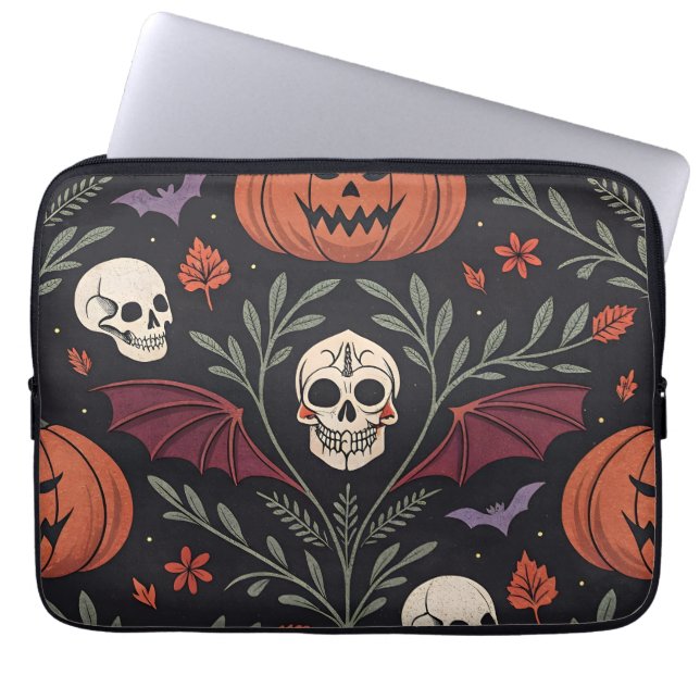 Housse Pour Ordinateur Portable Pattern d'Halloween (Devant)