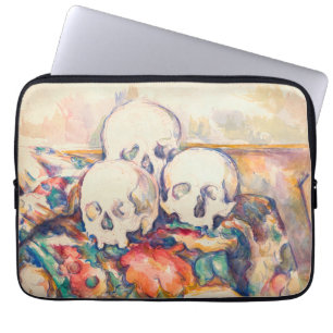 Housse Pour Ordinateur Portable Paul Cezanne - Aquarelle à trois crânes