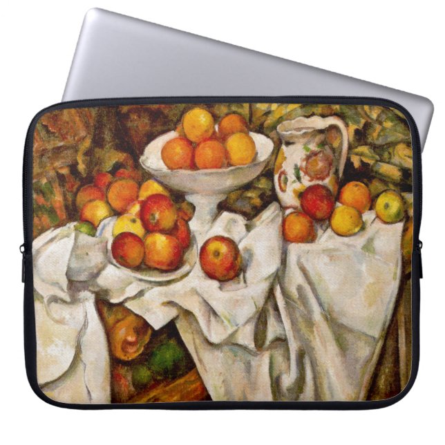 Housse Pour Ordinateur Portable Paul Cezanne Pomples Oranges Impressionnisme (Devant)