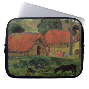 Housse Pour Ordinateur Portable Paul Gauguin   les trois huttes, Tahiti, 1891-92