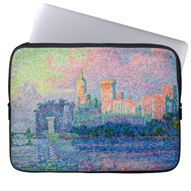 Housse Pour Ordinateur Portable Paul Signac - Le Palais Pape, Avignon (Devant)