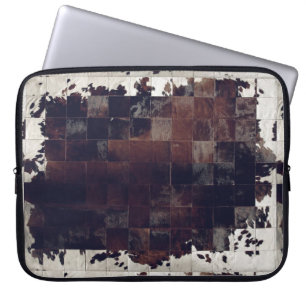 Housse Pour Ordinateur Portable Pays de la vache Brown et blanche Ouest