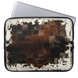 Housse Pour Ordinateur Portable Pays de la vache Brown et blanche Ouest