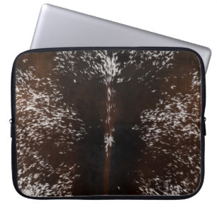 Housse Pour Ordinateur Portable Pays de la vache Brown et blanche Ouest