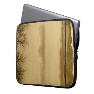 HOUSSE POUR ORDINATEUR PORTABLE PAYSAGE ARTISTIQUE AVEC LAC ET REFLETS