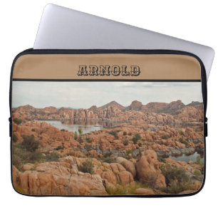 Housse Pour Ordinateur Portable Paysage de Watson Lake Red Rocks Prescott Arizona