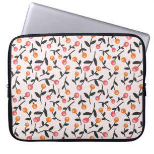 Housse Pour Ordinateur Portable Peach Floral Bud Portable