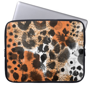 Housse Pour Ordinateur Portable Peau animale : motif léopard créatif.