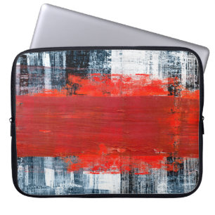 Housse Pour Ordinateur Portable peint à la main fond abstrait, abstrait, douleur
