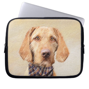 Housse Pour Ordinateur Portable Peinture à poils durs Vizsla - Jolie Art Original