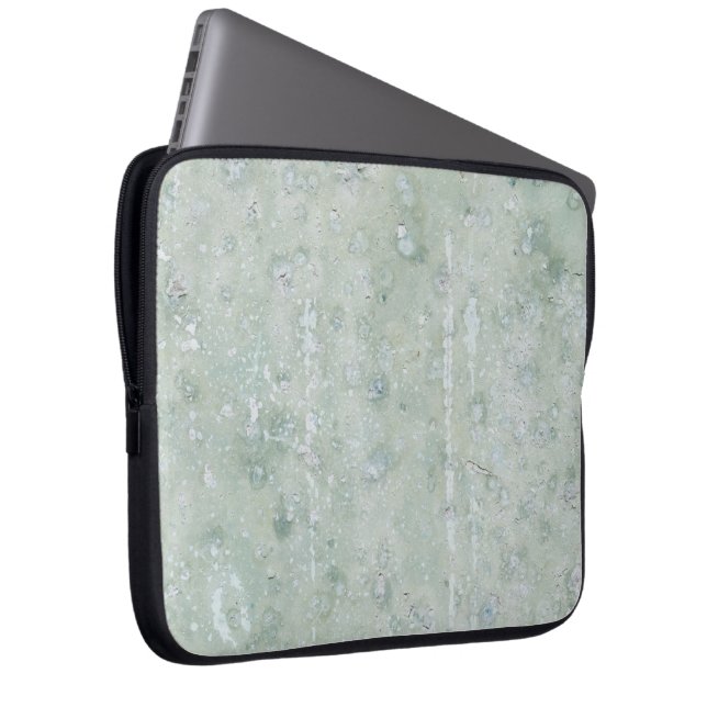 Housse Pour Ordinateur Portable Peinture Abstraite blanche et gris (Devant droit)