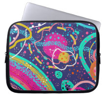 Peinture abstraite : ciel serein