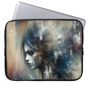 Housse Pour Ordinateur Portable Peinture Abstraite pour fille