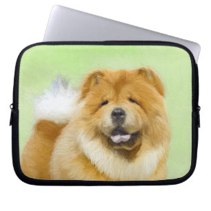 Housse Pour Ordinateur Portable Peinture Chow Chow - Joli art original chien