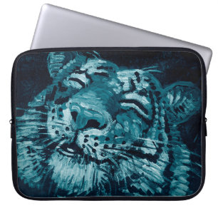 Housse Pour Ordinateur Portable Peinture d'art Art Art Art Peinture d'huile Tigre