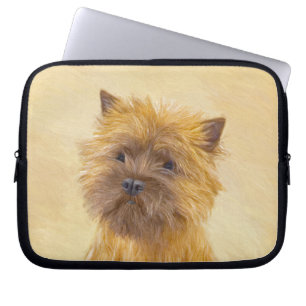 Housse Pour Ordinateur Portable Peinture de Cairn Terrier - Cute Original Chien Ar